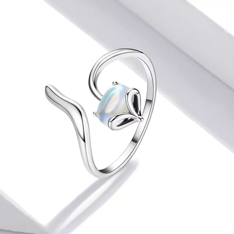 (afbeelding voor) Pandora Style Maansteen Vos Open Ring - SCR756 - Bekijken 2