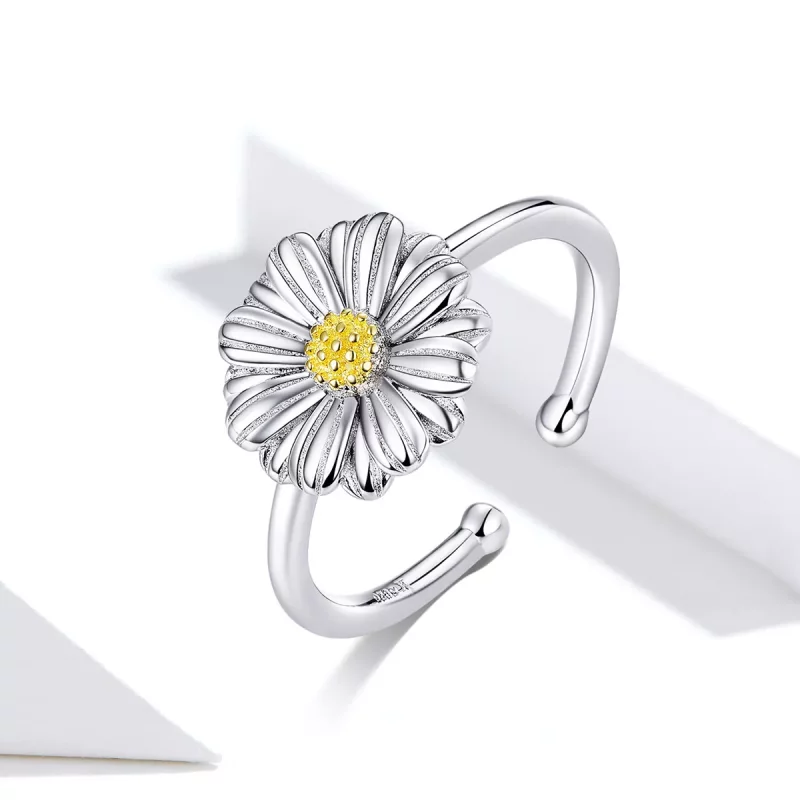 (afbeelding voor) Pandora Style Madeliefje Open Ring - SCR616 - Bekijken 2