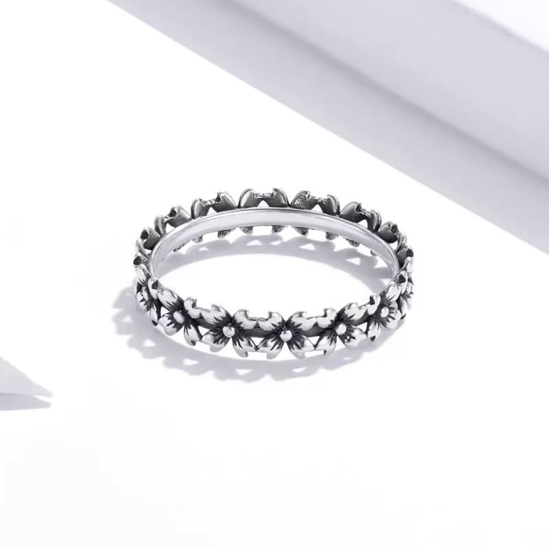 (afbeelding voor) Pandora Style Madeliefjesketting Ring - SCR724 - Bekijken 2