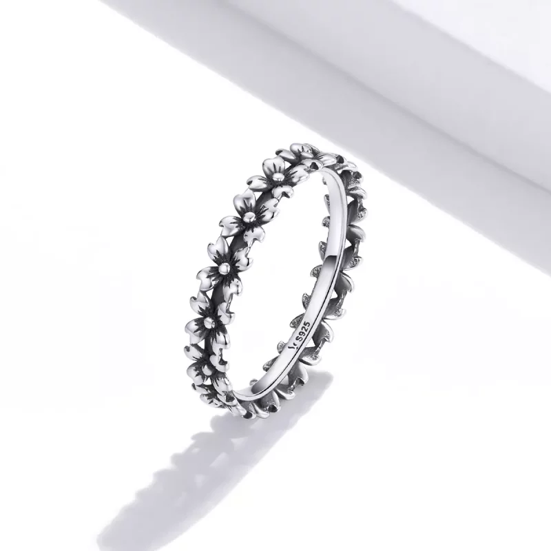 (afbeelding voor) Pandora Style Madeliefjesketting Ring - SCR724 - Bekijken 4