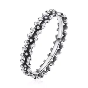 (afbeelding voor) Pandora Style Madeliefjesketting Ring - SCR724