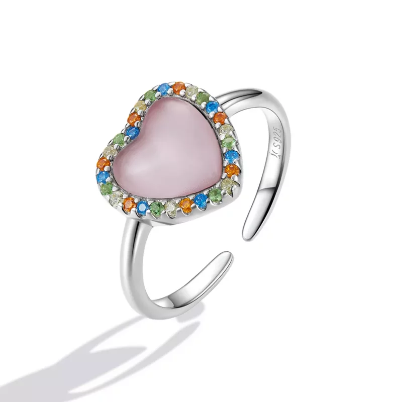 (afbeelding voor) Pandora Style Meisje Liefde Open Ring - SCR803 - Bekijken 2