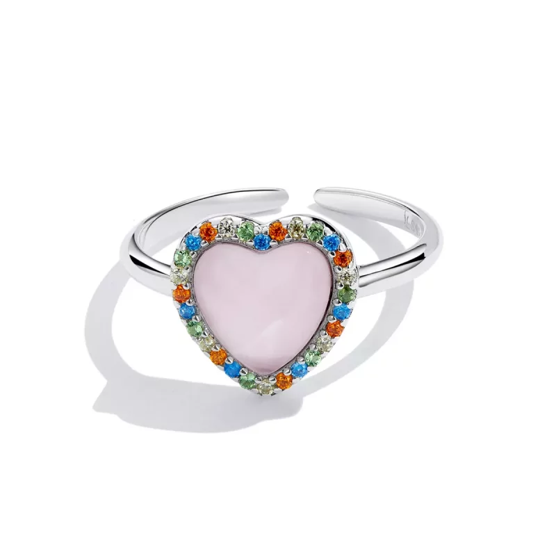 (afbeelding voor) Pandora Style Meisje Liefde Open Ring - SCR803 - Bekijken 3