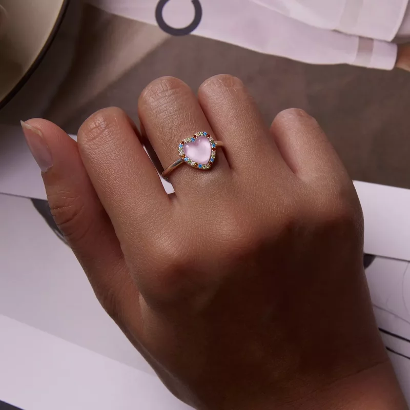 (afbeelding voor) Pandora Style Meisje Liefde Open Ring - SCR803 - Bekijken 7