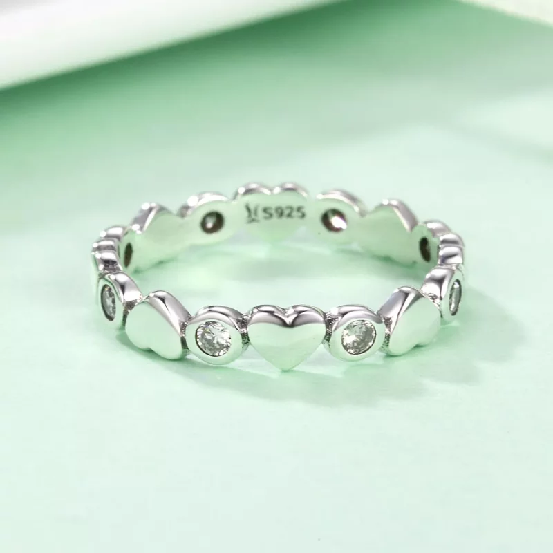 (afbeelding voor) Pandora Style Mijn hart is helder Ring - SCR164 - Bekijken 5