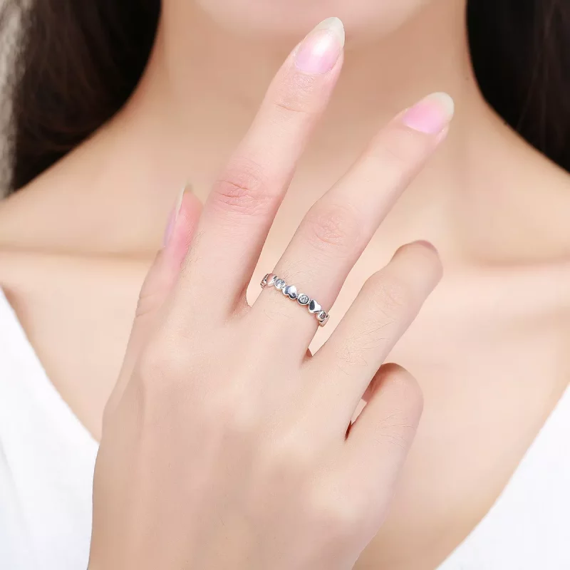 (afbeelding voor) Pandora Style Mijn hart is helder Ring - SCR164 - Bekijken 7