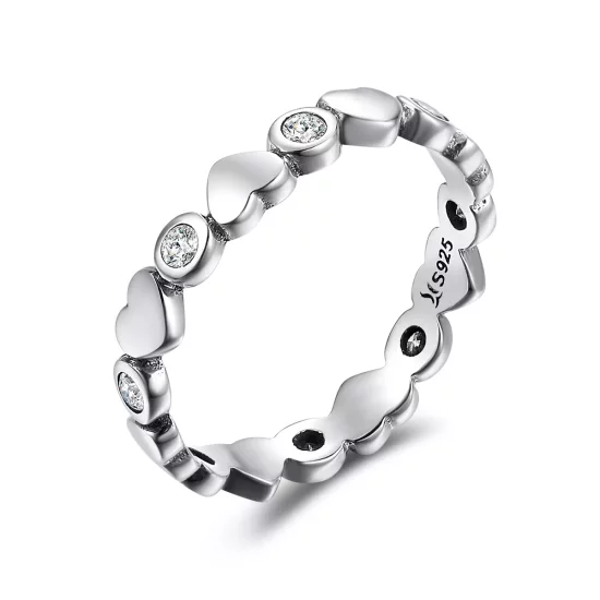 (afbeelding voor) Pandora Style Mijn hart is helder Ring - SCR164
