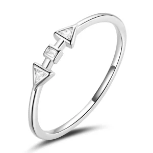 Pandora Style Minimalistisch - Pijlen Ring - BSR207-A (afbeelding voor) Pandora Style Minimalistisch - Pijlen Ring - BSR207-A