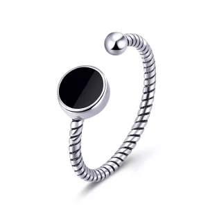 Pandora Style Moderne geometrie Open Ring - VSR157 (afbeelding voor) Pandora Style Moderne geometrie Open Ring - VSR157