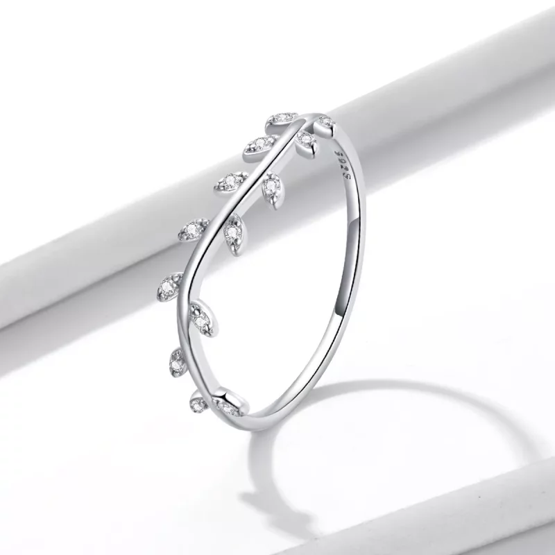 (afbeelding voor) Pandora Style Mooie bladeren Ring - BSR210-A - Bekijken 2