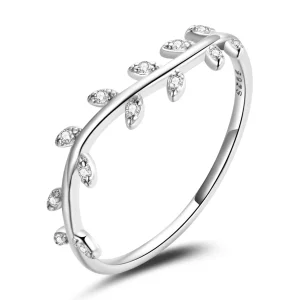 Pandora Style Mooie bladeren Ring - BSR210-A (afbeelding voor) Pandora Style Mooie bladeren Ring - BSR210-A