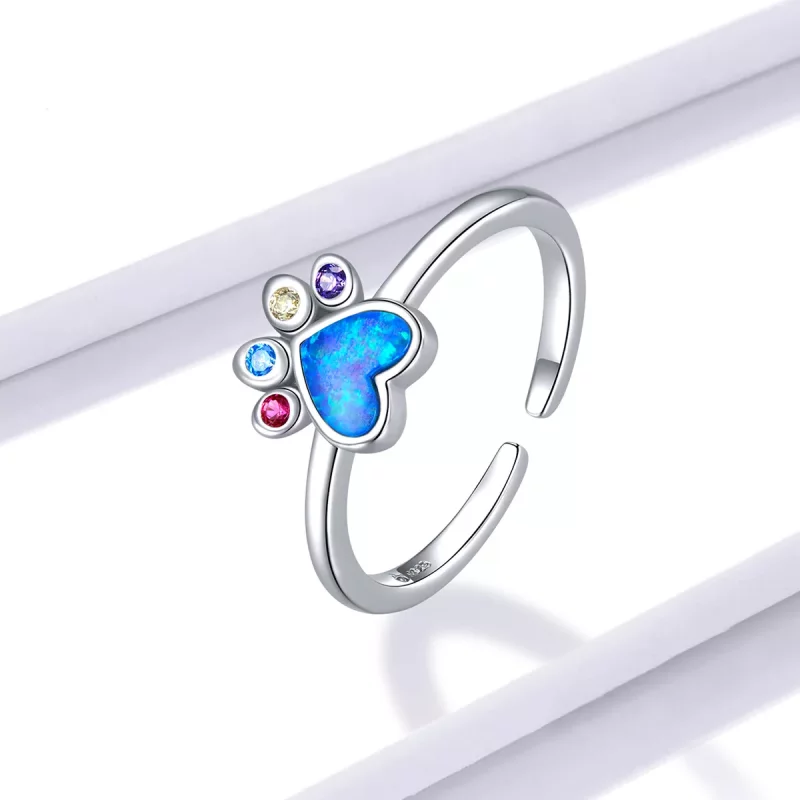 (afbeelding voor) Pandora Style Mooie poot Open Ring - BSR172 - Bekijken 2
