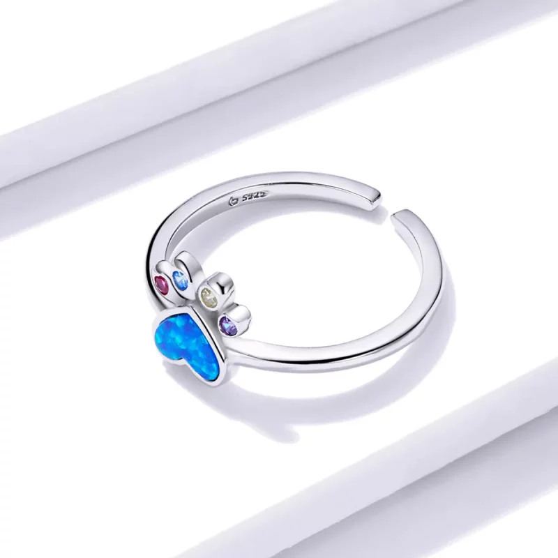(afbeelding voor) Pandora Style Mooie poot Open Ring - BSR172 - Bekijken 3