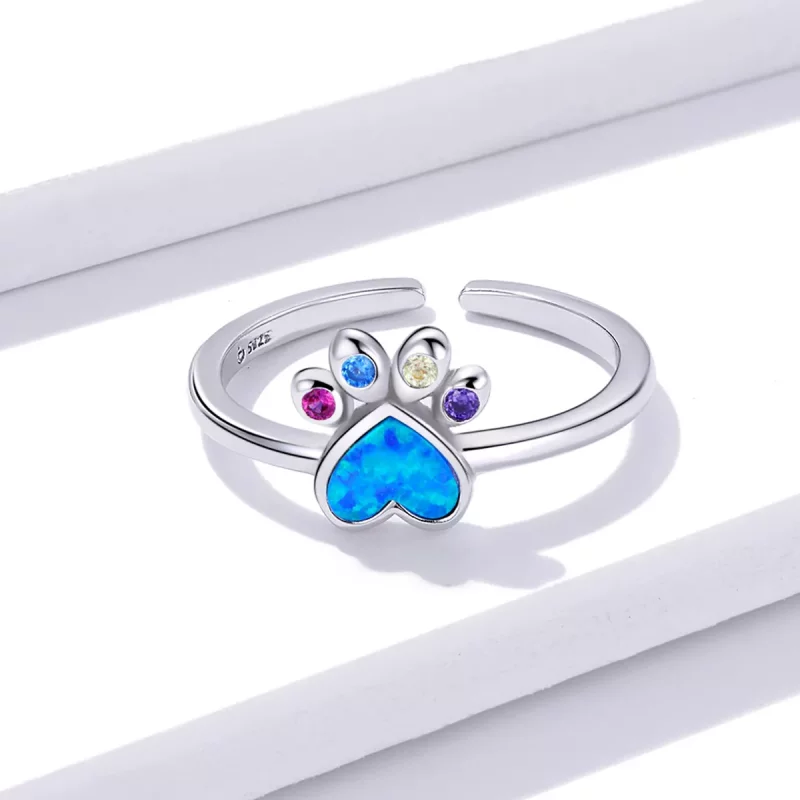 (afbeelding voor) Pandora Style Mooie poot Open Ring - BSR172 - Bekijken 4