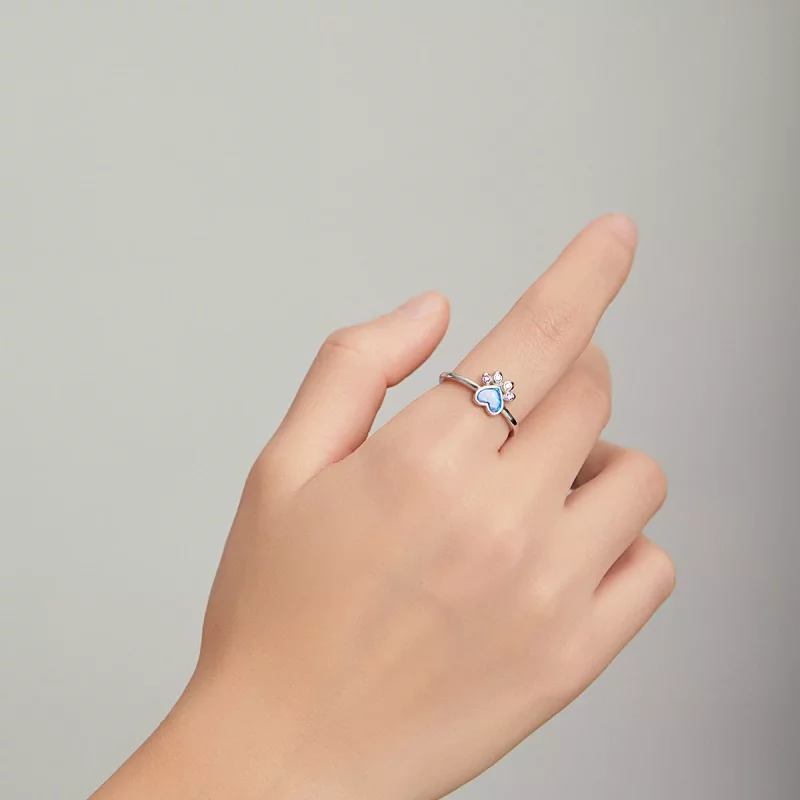 (afbeelding voor) Pandora Style Mooie poot Open Ring - BSR172 - Bekijken 8