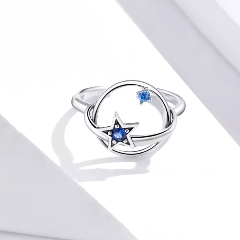 (afbeelding voor) Pandora Style Mysterieuze Planeet Open Ring - SCR661 - Bekijken 2