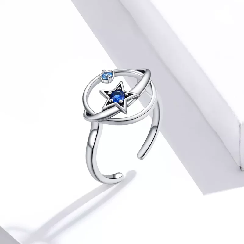 (afbeelding voor) Pandora Style Mysterieuze Planeet Open Ring - SCR661 - Bekijken 4
