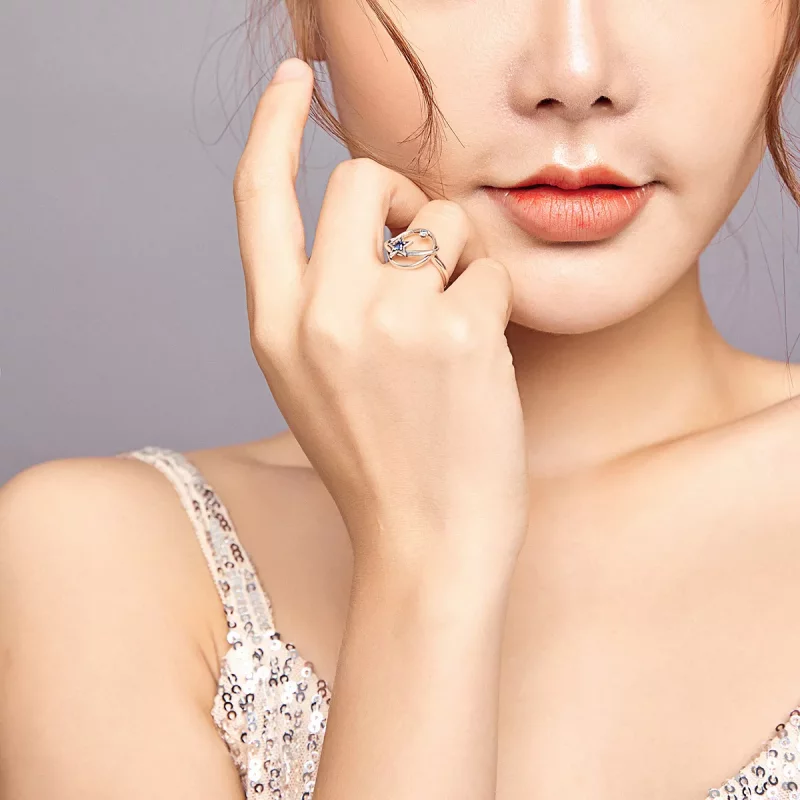 (afbeelding voor) Pandora Style Mysterieuze Planeet Open Ring - SCR661 - Bekijken 6