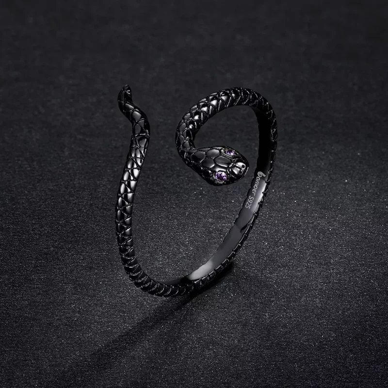 (afbeelding voor) Pandora Style Mystieke Slang Open Ring - BSR236 - Bekijken 5
