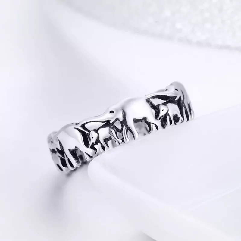 (afbeelding voor) Pandora Style Olifantenfamilie Ring - SCR344 - Bekijken 2
