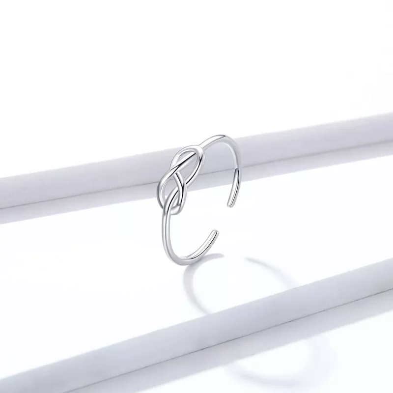 (afbeelding voor) Pandora Style Oneindigheid Open Ring - BSR143 - Bekijken 2