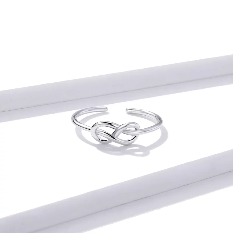 (afbeelding voor) Pandora Style Oneindigheid Open Ring - BSR143 - Bekijken 3