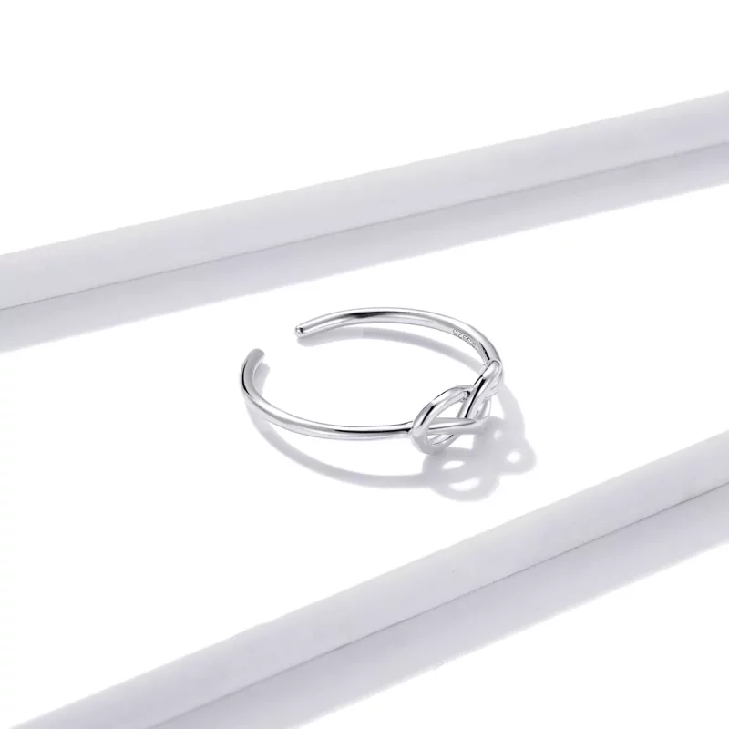 (afbeelding voor) Pandora Style Oneindigheid Open Ring - BSR143 - Bekijken 4