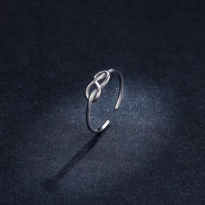 (afbeelding voor) Pandora Style Oneindigheid Open Ring - BSR143 - Bekijken 5