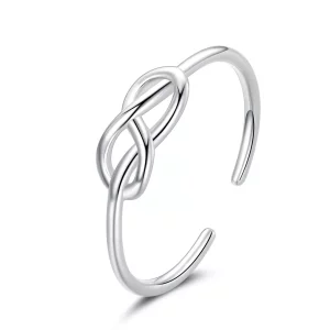 (afbeelding voor) Pandora Style Oneindigheid Open Ring - BSR143