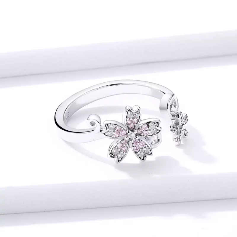 (afbeelding voor) Pandora Style Oogverblindende Daisy Open Ring - BSR086 - Bekijken 4
