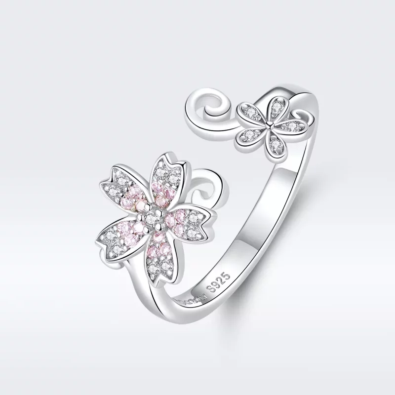 (afbeelding voor) Pandora Style Oogverblindende Daisy Open Ring - BSR086