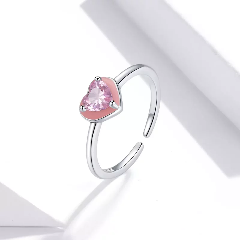 (afbeelding voor) Pandora Style Open Hart Duidelijke Liefde Open Ring - SCR717 - Bekijken 2