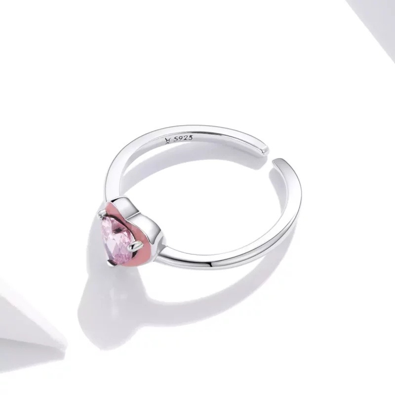 (afbeelding voor) Pandora Style Open Hart Duidelijke Liefde Open Ring - SCR717 - Bekijken 3