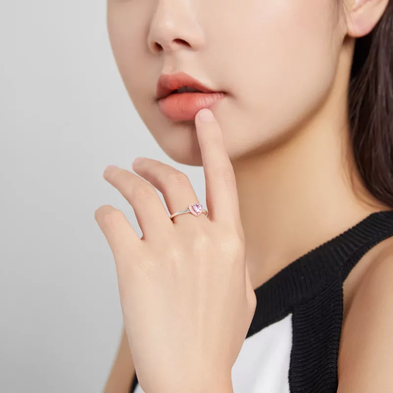(afbeelding voor) Pandora Style Open Hart Duidelijke Liefde Open Ring - SCR717 - Bekijken 6