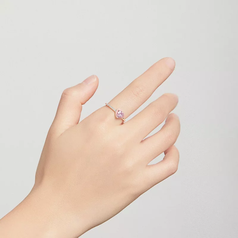 (afbeelding voor) Pandora Style Open Hart Duidelijke Liefde Open Ring - SCR717 - Bekijken 7