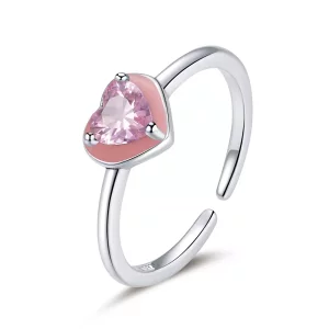 Pandora Style Open Hart Duidelijke Liefde Open Ring - SCR717 (afbeelding voor) Pandora Style Open Hart Duidelijke Liefde Open Ring - SCR717