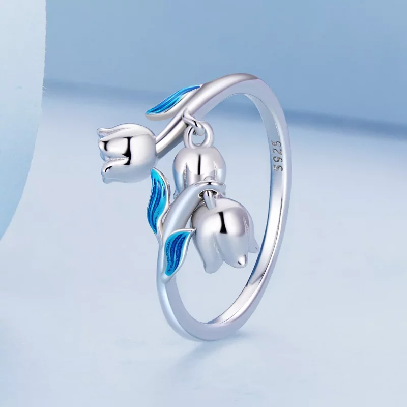 (afbeelding voor) Pandora Style Orchidee Open Ring - BSR287 - Bekijken 2
