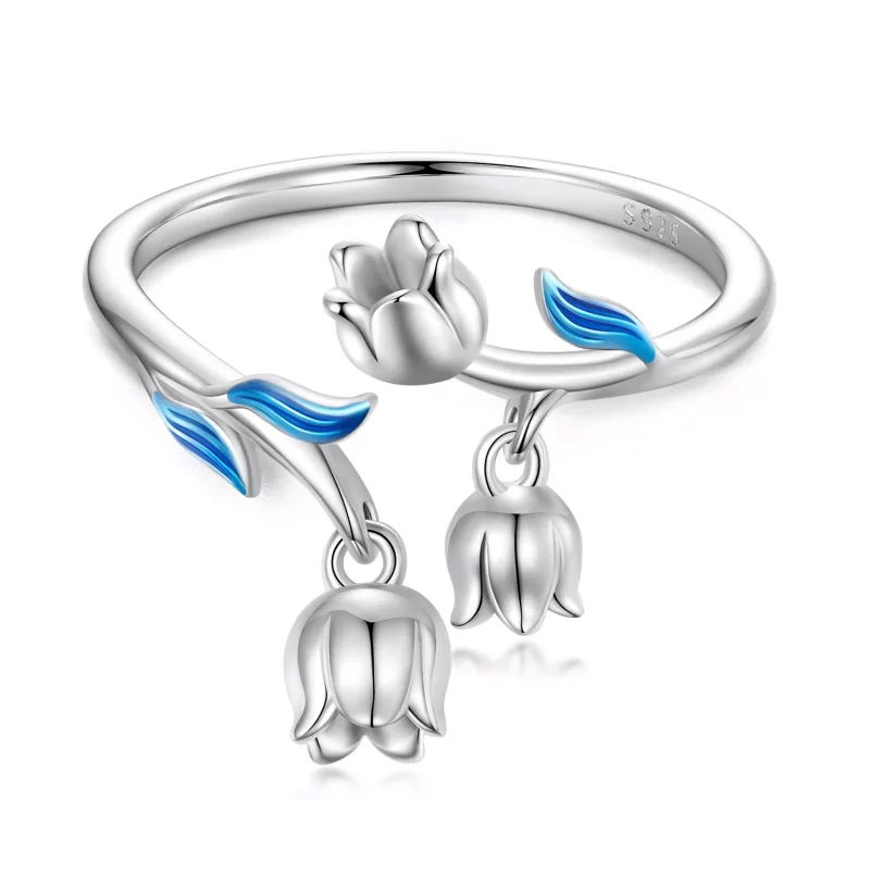 (afbeelding voor) Pandora Style Orchidee Open Ring - BSR287