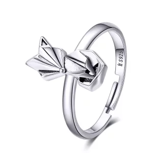 (afbeelding voor) Pandora Style Origami Vos Open Ring - SCR560