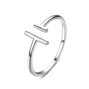 Pandora Style Parallelle lijnen Open Ring - SCR555 (afbeelding voor) Pandora Style Parallelle lijnen Open Ring - SCR555