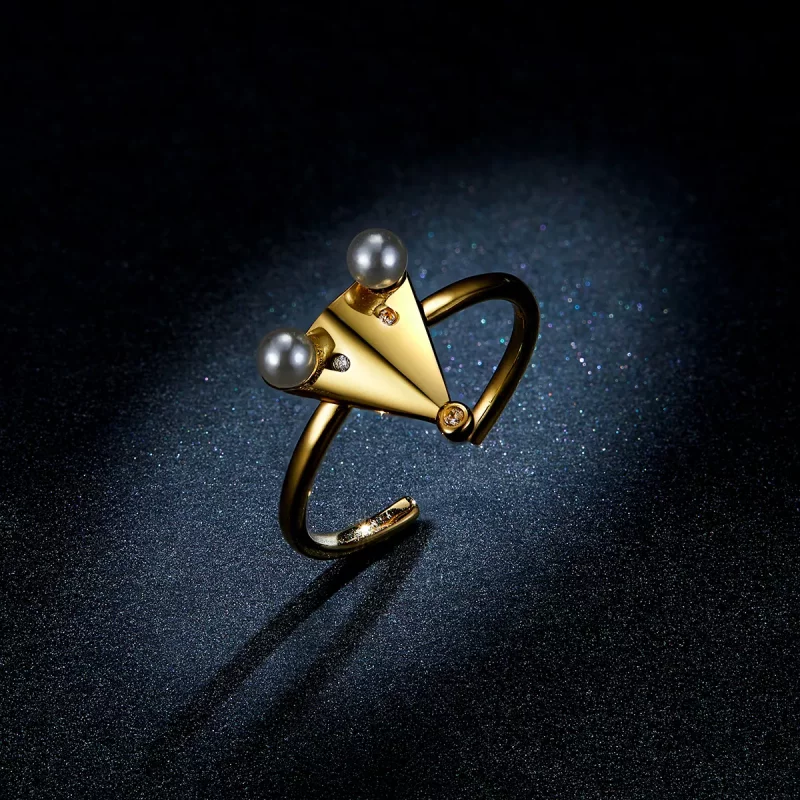 (afbeelding voor) Pandora Style Parelmuis Open Ring - BSR103 - Bekijken 5
