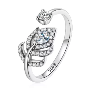 (afbeelding voor) Pandora Style Pauw Veer Open Ring - BSR299