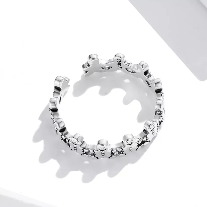 (afbeelding voor) Pandora Style Peperkoek Man Open Ring - SCR762 - Bekijken 4
