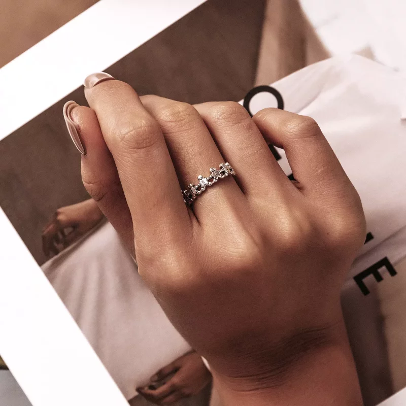 (afbeelding voor) Pandora Style Peperkoek Man Open Ring - SCR762 - Bekijken 5
