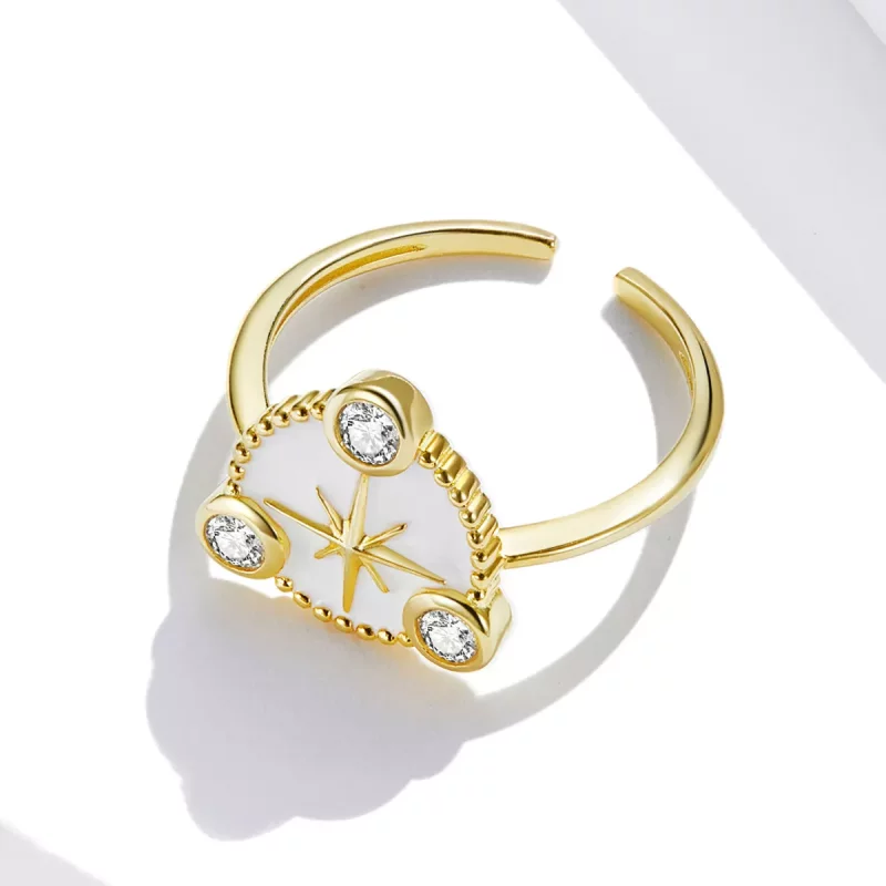 (afbeelding voor) Pandora Style Persoonlijkheidsster Open Ring - SCR733 - Bekijken 4
