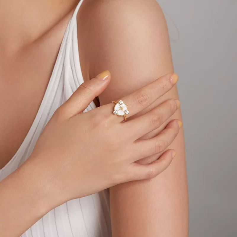 (afbeelding voor) Pandora Style Persoonlijkheidsster Open Ring - SCR733 - Bekijken 7
