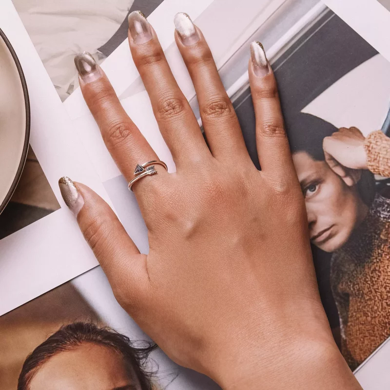 (afbeelding voor) Pandora Style Pijl van liefde Open Ring - SCR820 - Bekijken 6