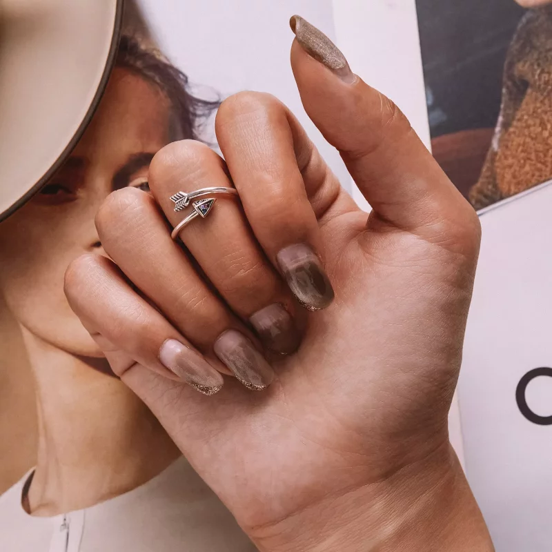 (afbeelding voor) Pandora Style Pijl van liefde Open Ring - SCR820 - Bekijken 7