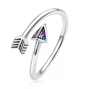 (afbeelding voor) Pandora Style Pijl van liefde Open Ring - SCR820