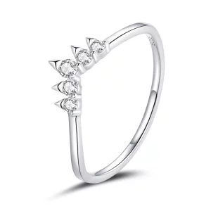(afbeelding voor) Pandora Style Prinses Kroon Ring - SCR686
